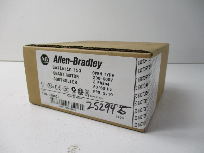 ALLEN BRADLEY 150-C19NCD SER. B F/W 2.10 * FACTORY SEALED *