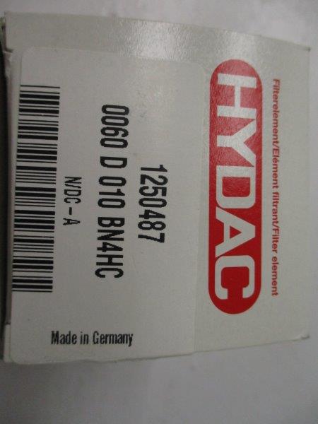HYDAC 1250487 MODEL 0060D010BN4HC *NEW IN BOX *