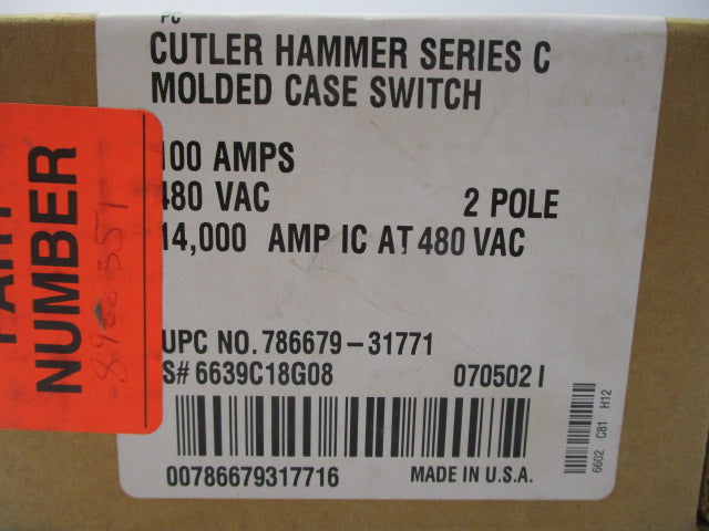 CUTLER HAMMER EHD2100K * NEW IN FACTORY BOX *