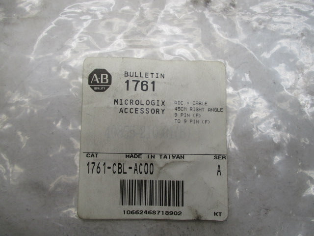 ALLEN BRADLEY 1761-CBL-AC00 SER A * NEW IN FACTORY BAG *