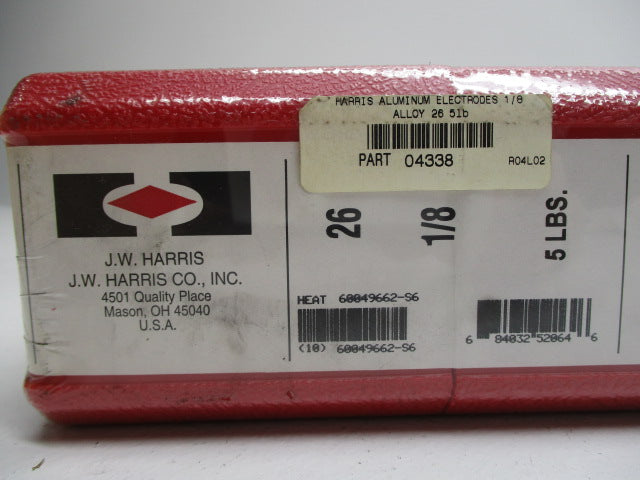 HARRIS 0002660 ALLOY 26 (04338) * FACTORY SEALED *