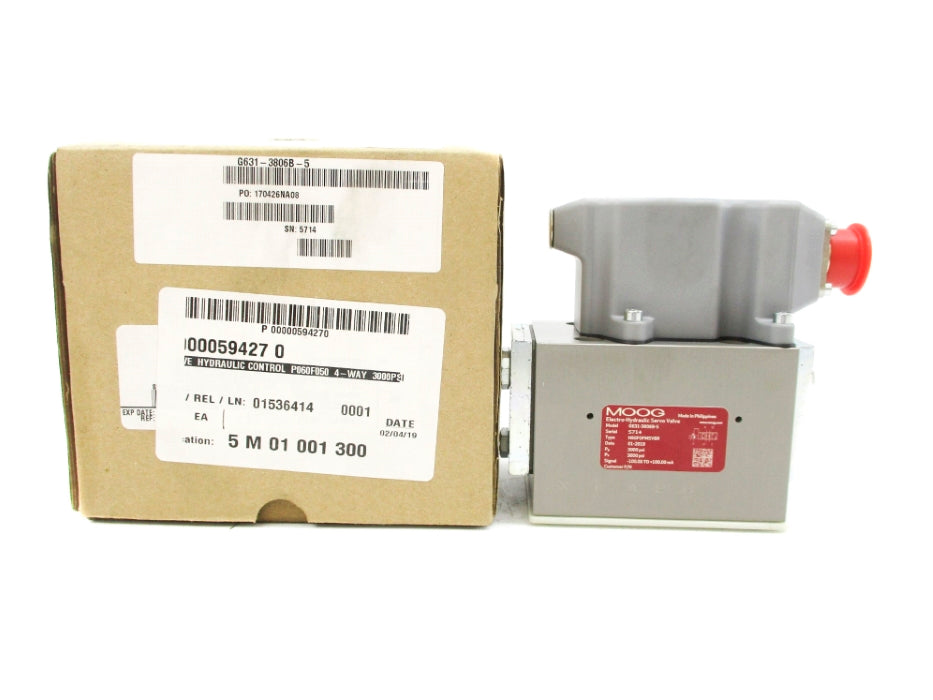 MOOG G631-3806B-5 3000PSI NSMP