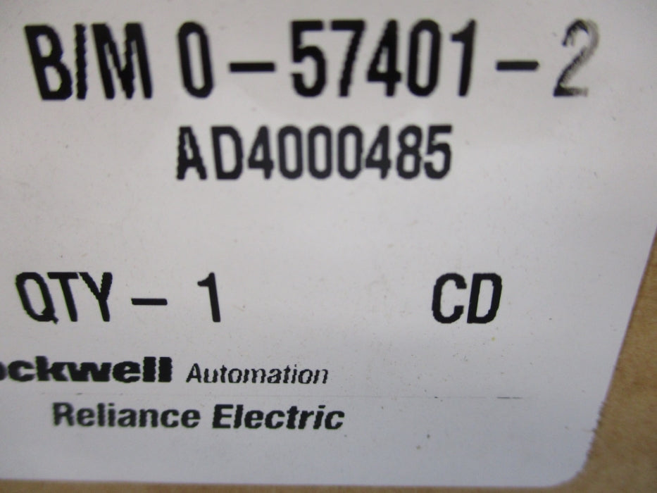RELIANCE ELECTRIC 0-57401-2 REMAN