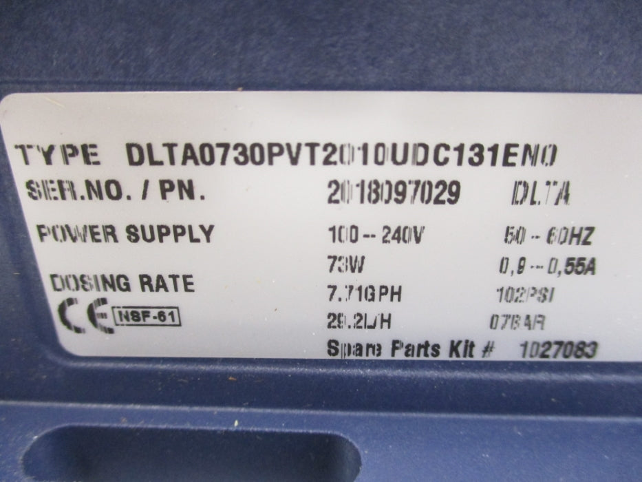 DELTA DLTA0730PVT2010UDC131EN0 102PSI NSNP