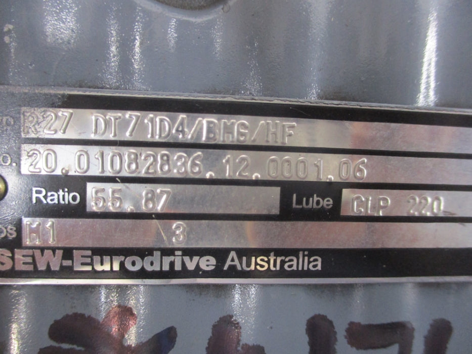 SEW-EURODRIVE R27DT71D4/BMG/HF UNMP
