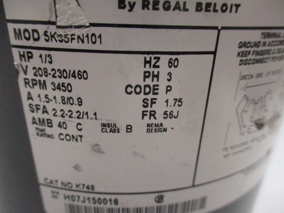 GENERAL ELECTRIC K748 5K35FN101 UNMP