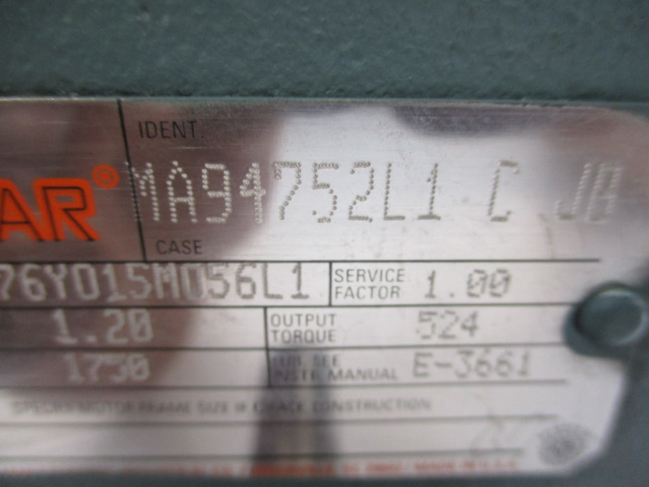 TIGEAR Q176Y015M056L1 MA94752L1CJB UNMP