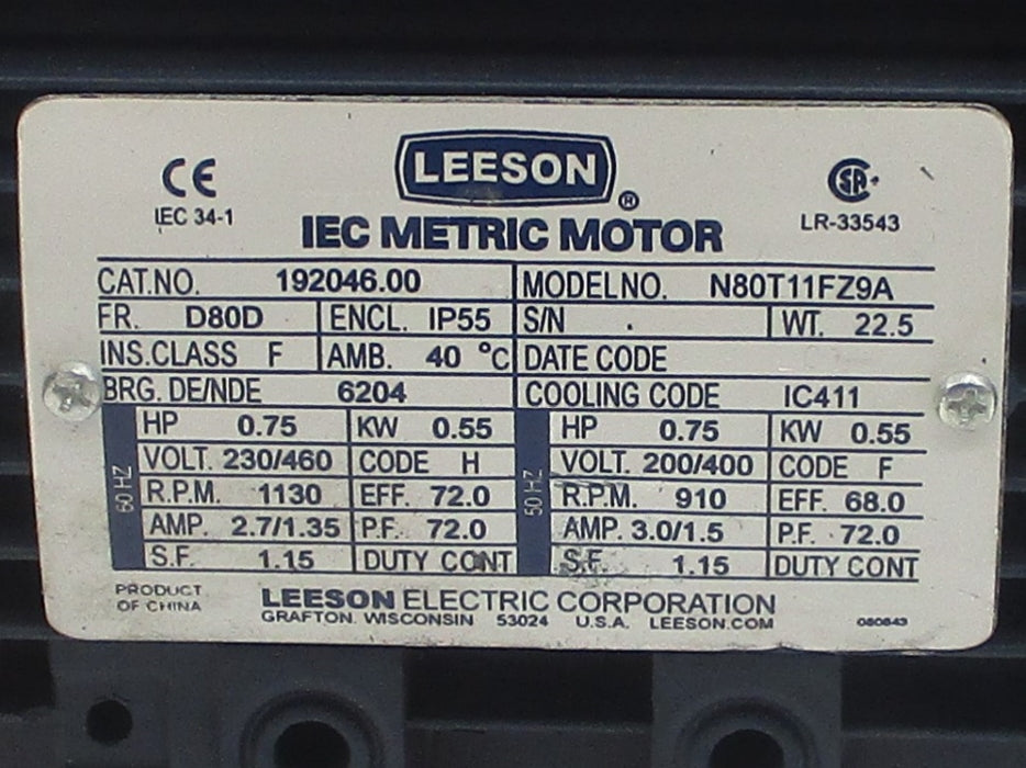 LEESON 1920246.00 N80T11FZ9A UNMP