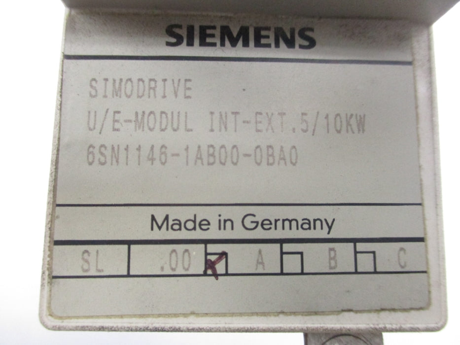 SIEMENS 6SN1146-1AB00-0BA0 UNMP