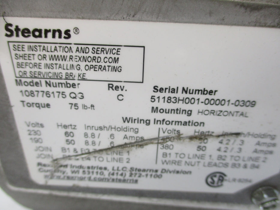 STEARNS 108776175QG UNMP