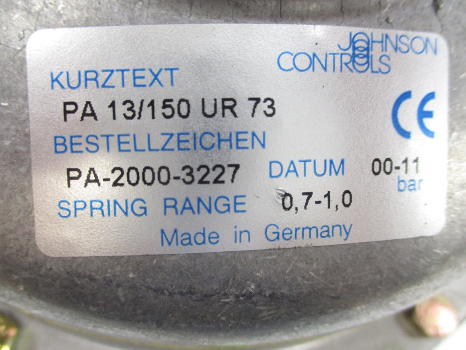 JOHNSON CONTROLS PA13-150UR73 PA-2000-3227 0.7-1.0 UNMP