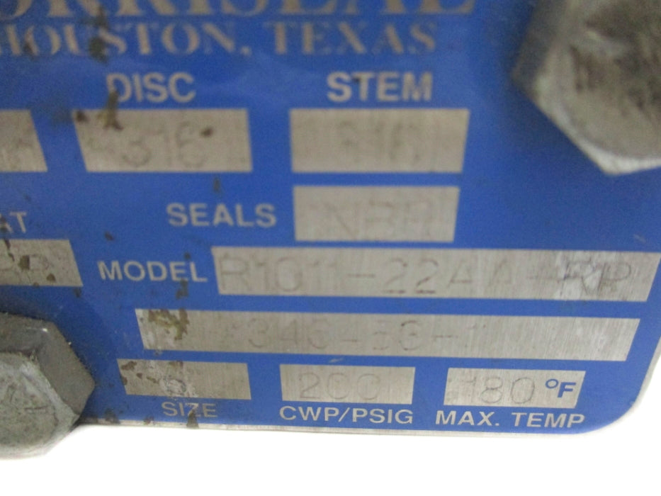 NORRISEAL R1011-22AA-RP 200PSIG UNMP