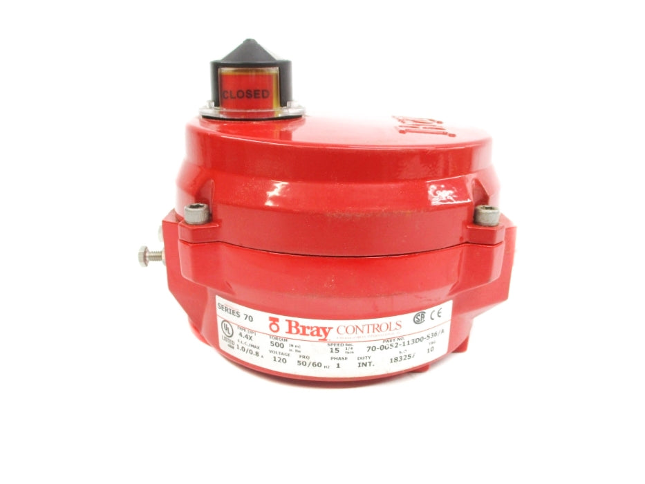 BRAY CONTROLS 70-0052-113D0-536/A SER. 70 NSNP