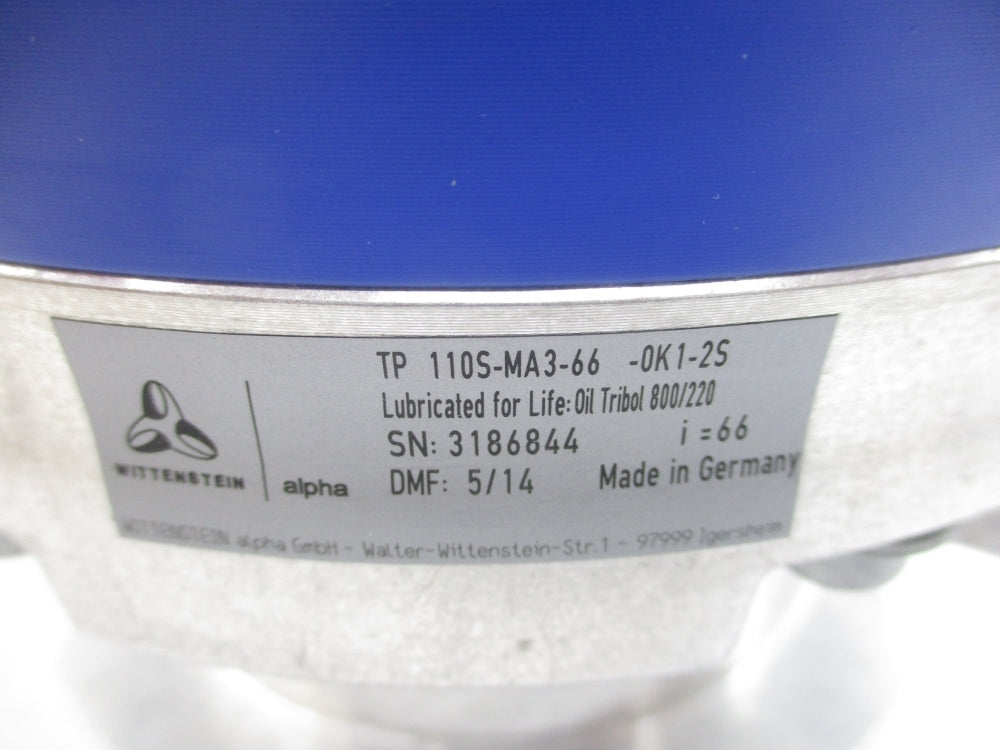WITTENSTEIN TP110S-MA3-66-0K1-2S NSMP
