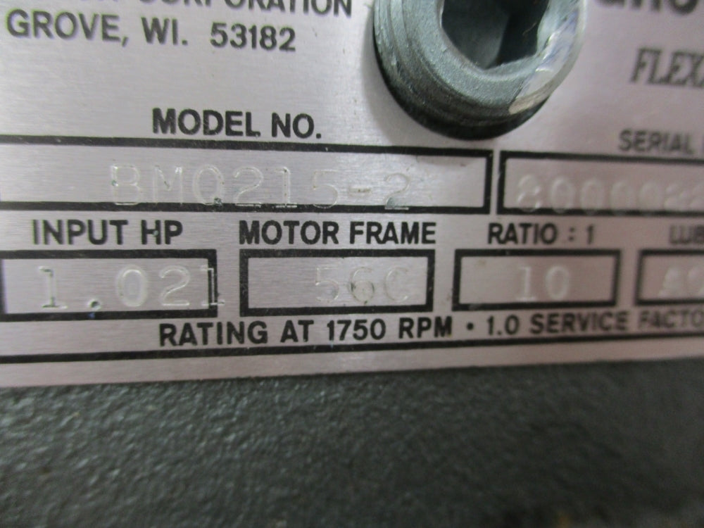 GROVE GEAR BMQ215-2 UNMP