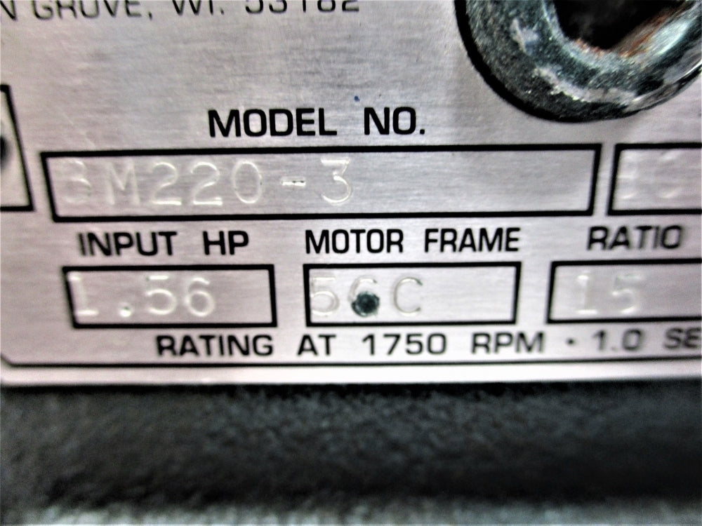 GROVE GEAR BM220-3 UNMP