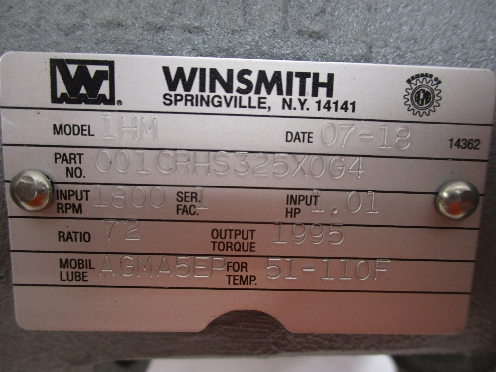 WINSMITH 1HM 001CRHS325X0G4 NSMP