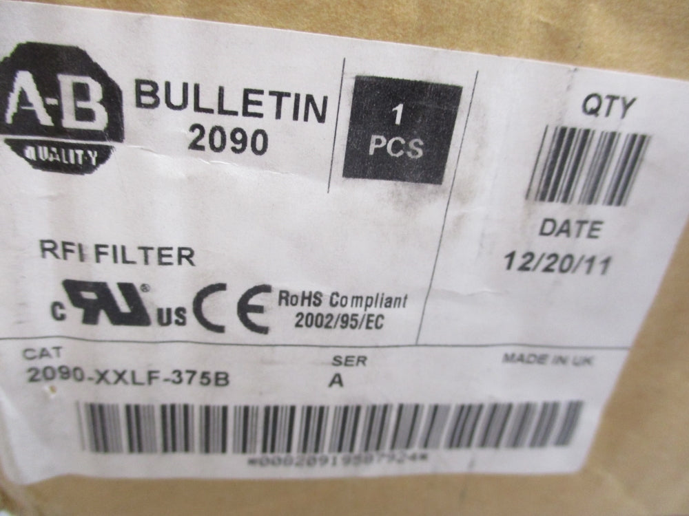 ALLEN BRADLEY 2090-XXLF-375B SER. A NSMP
