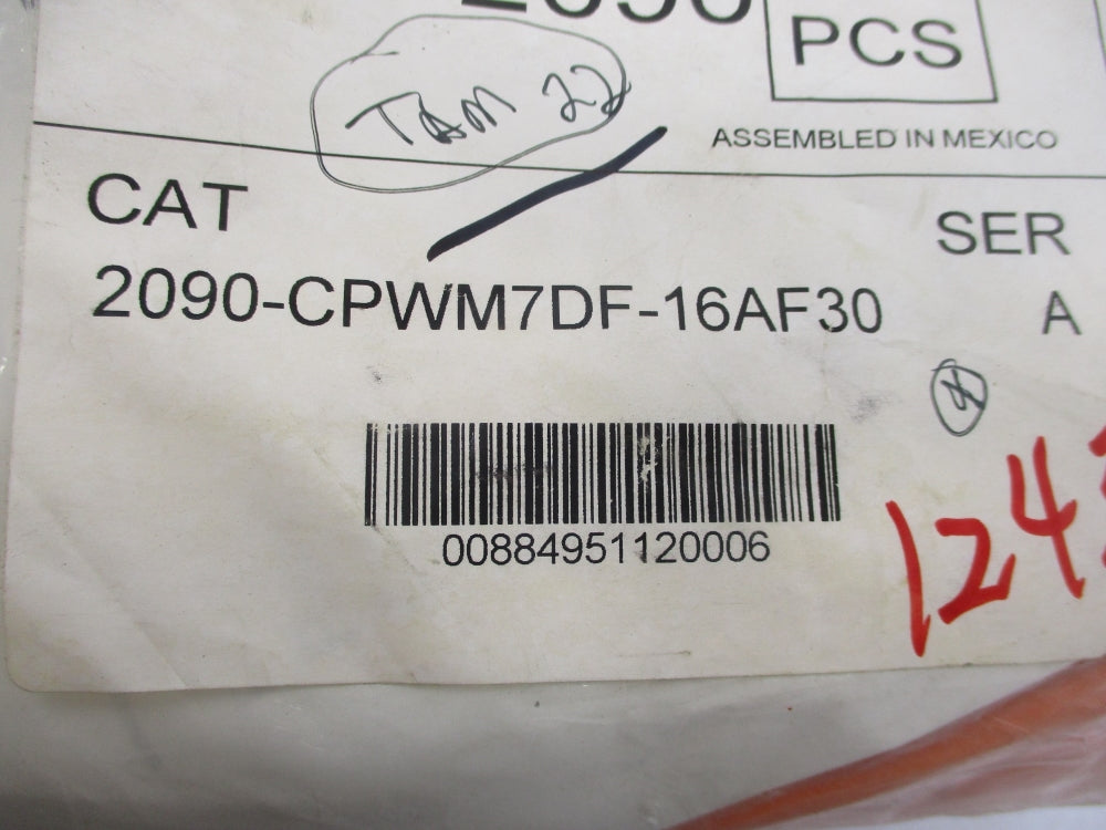 ALLEN BRADLEY 2090-CPWM7DF-16AF30 SER. A NSMP