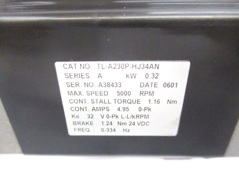 ALLEN BRADLEY TL-A230P-HJ34AN SER. A NSMP