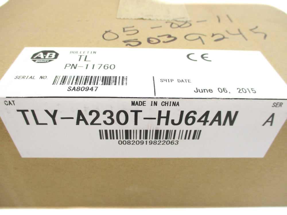 ALLEN BRADLEY TLY-A230T-HJ64AN SER. A NSMP