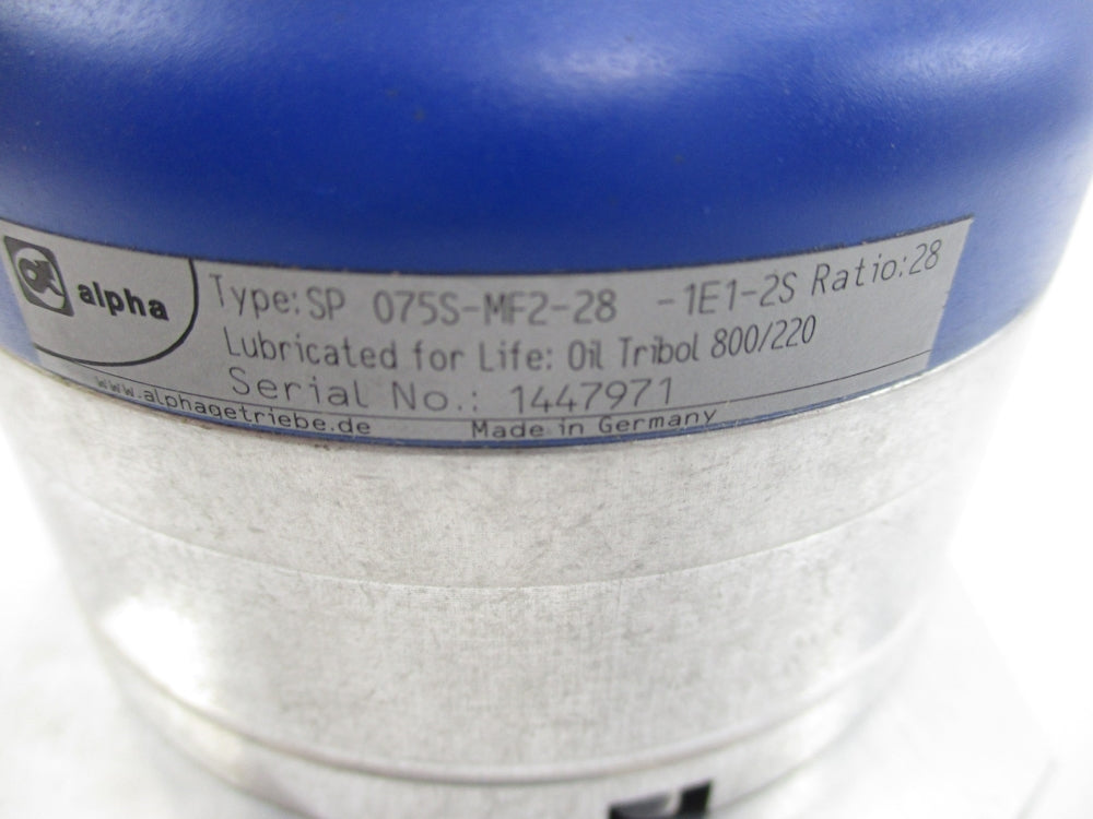 ALPHA SP075S-MF2-28-1E1-2S NSMP