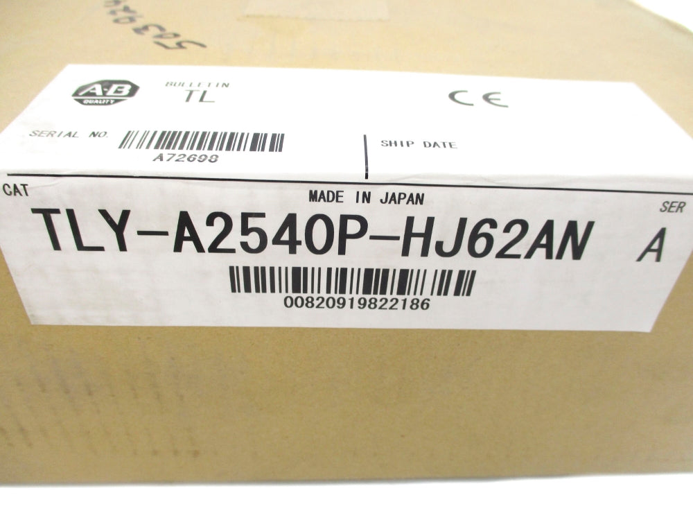 ALLEN BRADLEY TLY-A2540P-HJ62AN SER. A NSMP