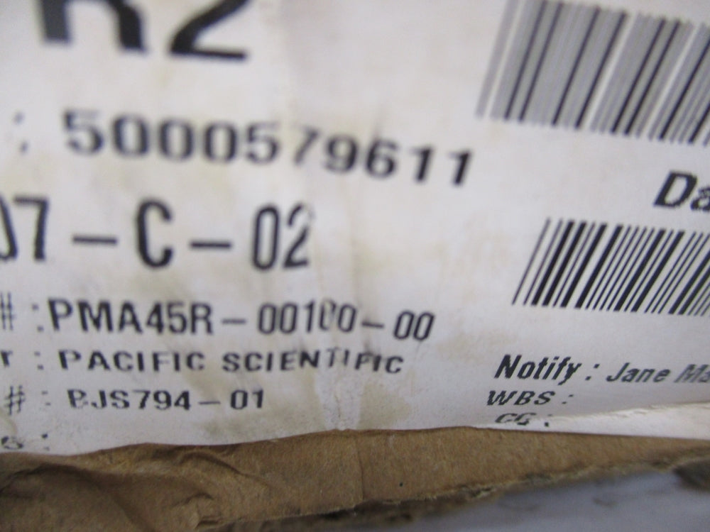 PACIFIC SCIENTIFIC PMA45R-00100-00 NSMP
