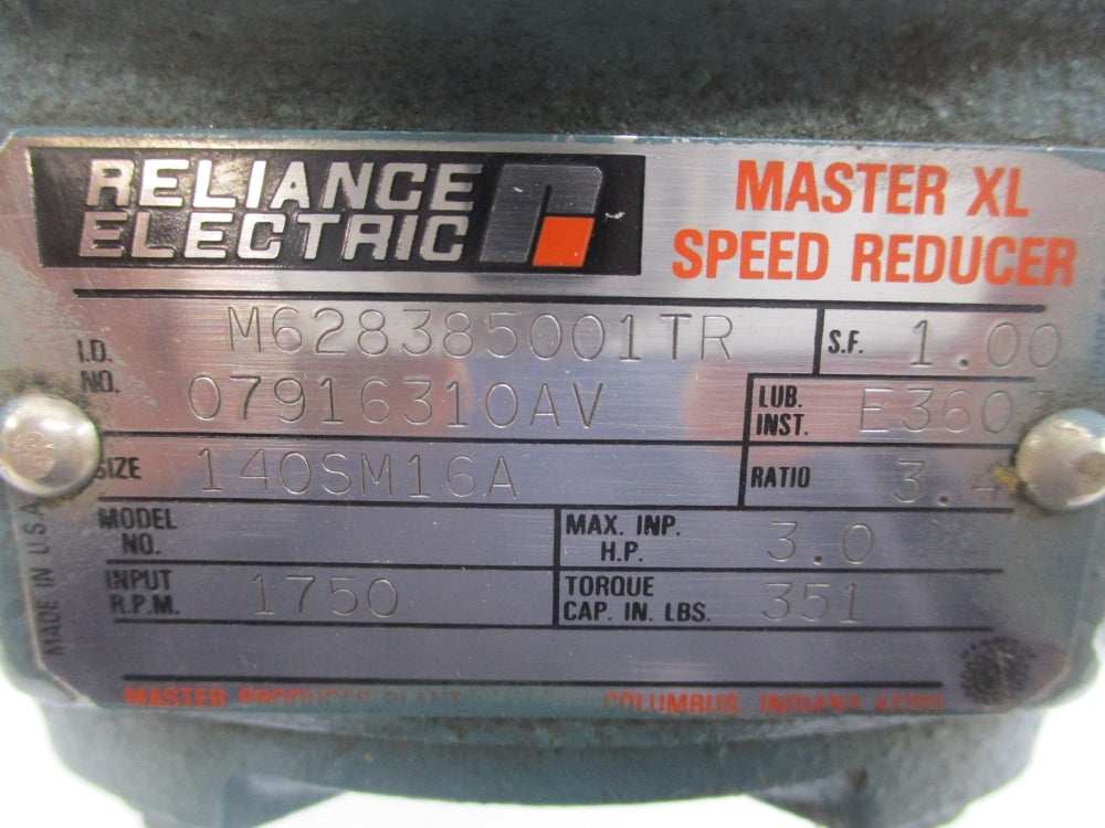 RELIANCE ELECTRIC M628385001TR UNMP