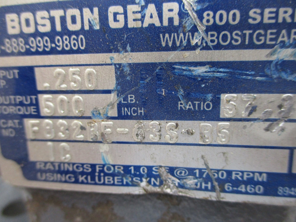 BOSTON GEAR F832BF-63S-B5 NSNP