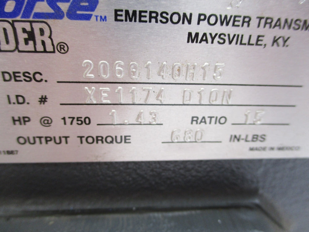 MORSE 206Q140H15 UNMP