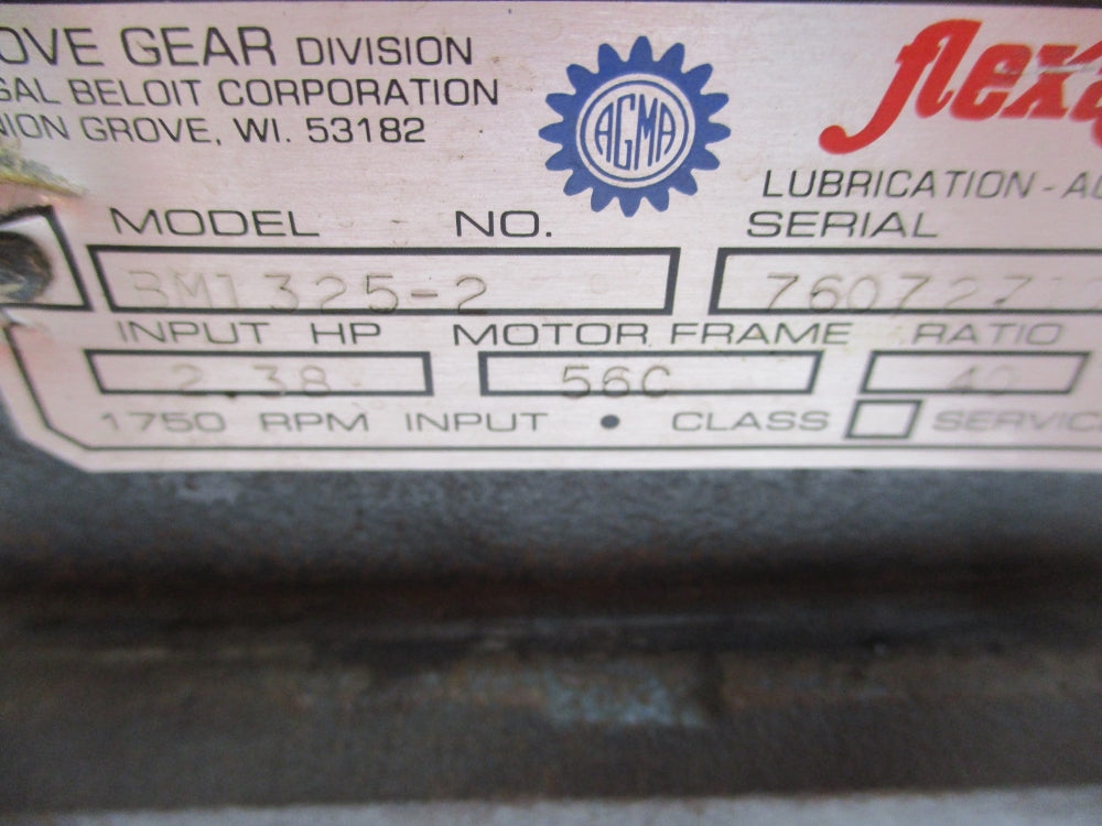 GROVE GEAR BM1325-2 UNMP