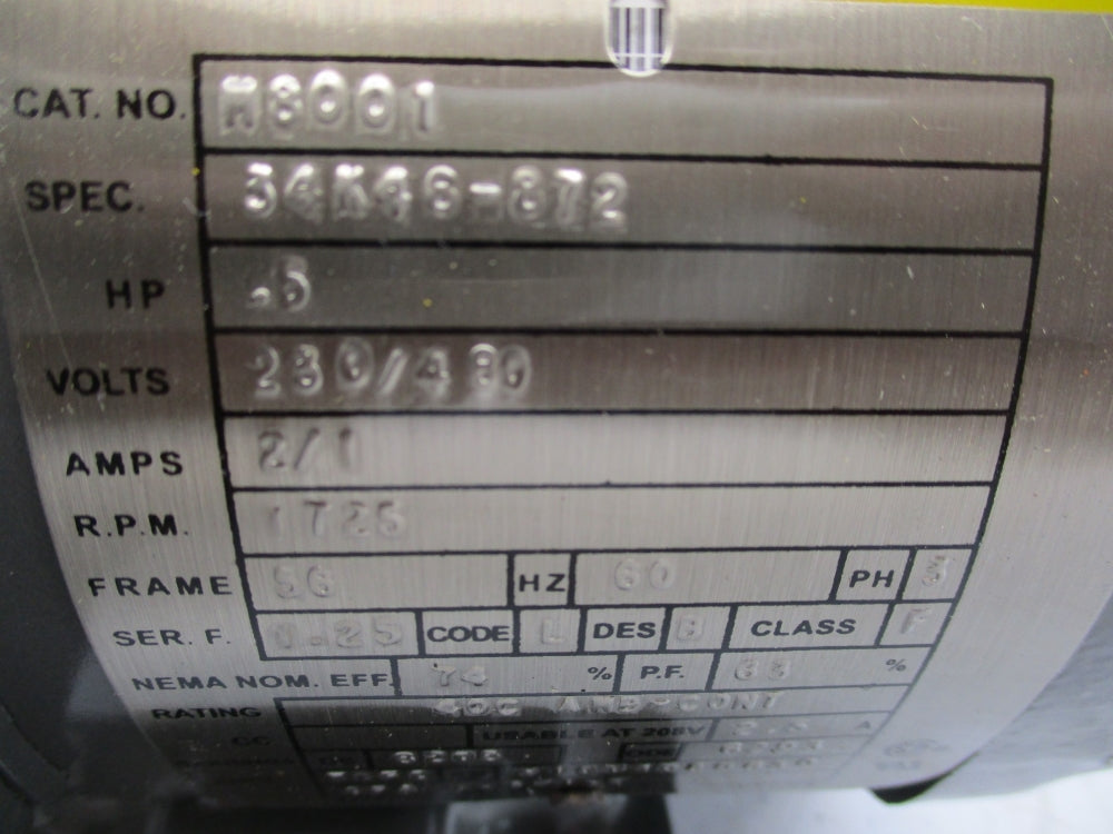BALDOR M8001 NSNP