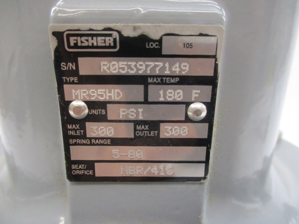 FISHER MR95HD 300PSI (AS PICTURED) NSNP
