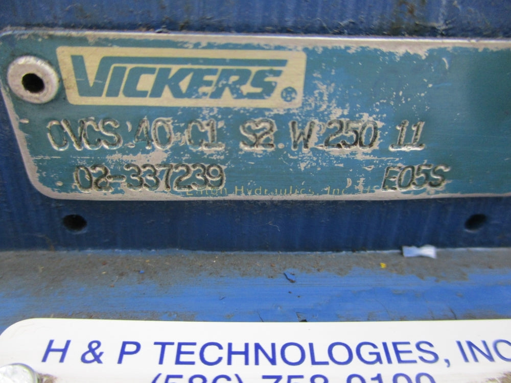 VICKERS CVCS40C1S2W25011 02-337239 NSNP