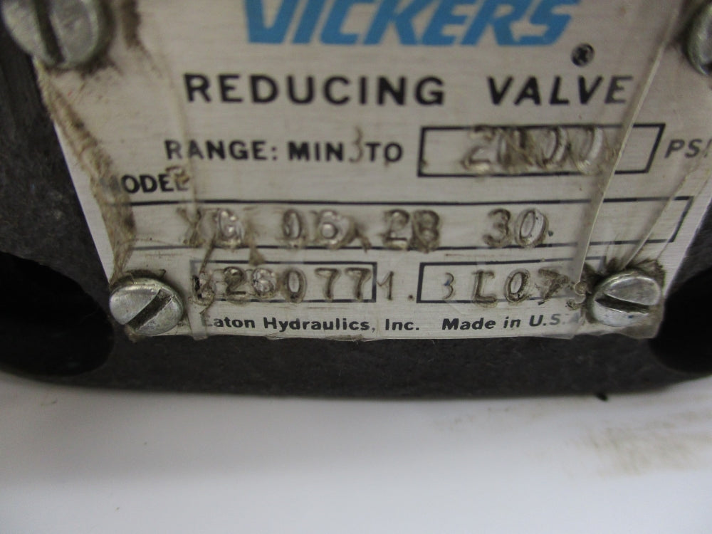 VICKERS XG062B30 2000PSI UNMP
