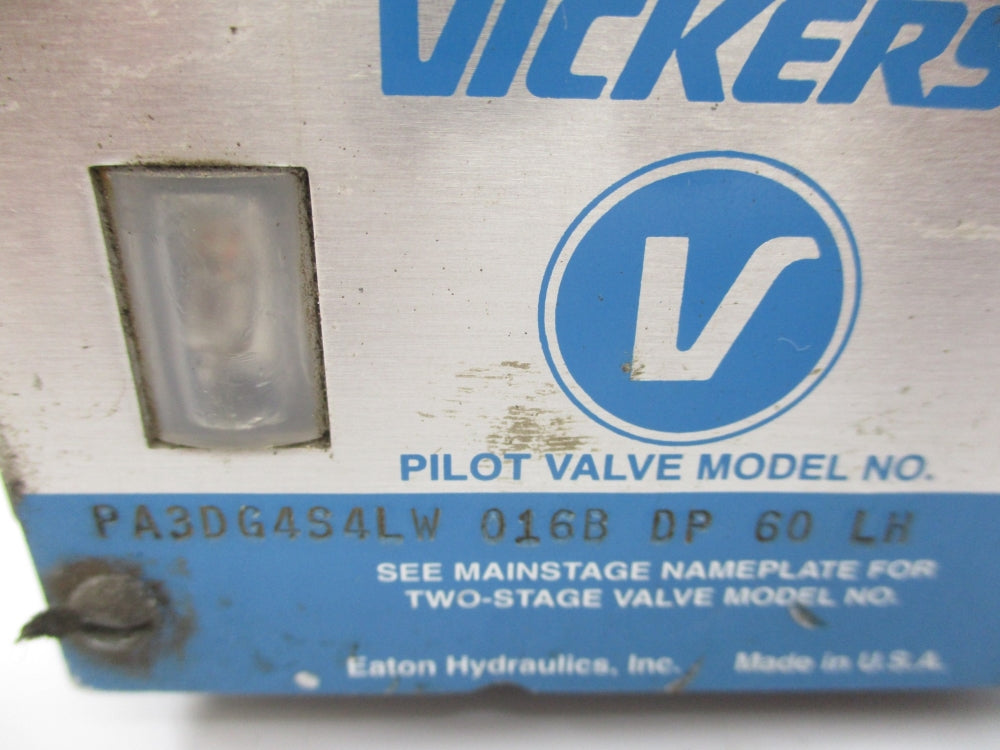 VICKERS PA3DG4S4LW016BDP60LH 125VDC UNMP