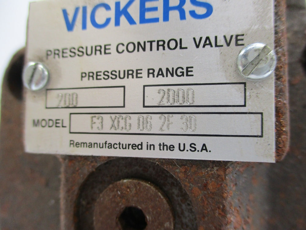 VICKERS F3XCG062F30 2000PSI UNMP