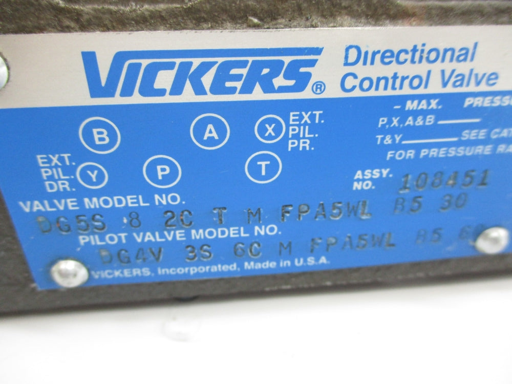 VICKERS DG5S82CTMFPA5WLB530 UNMP