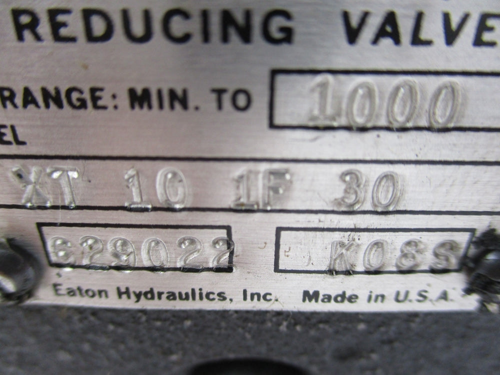 VICKERS XT101F30 629022 1000PSI NSNP