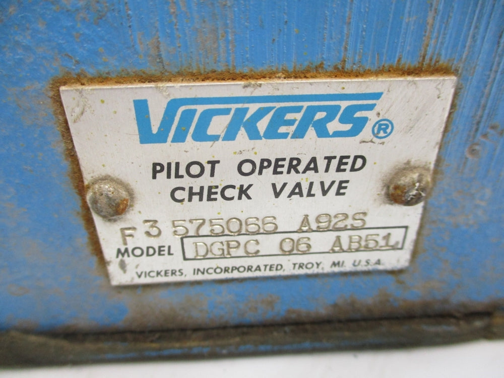 VICKERS DGPC06AB5L 575066 UNMP