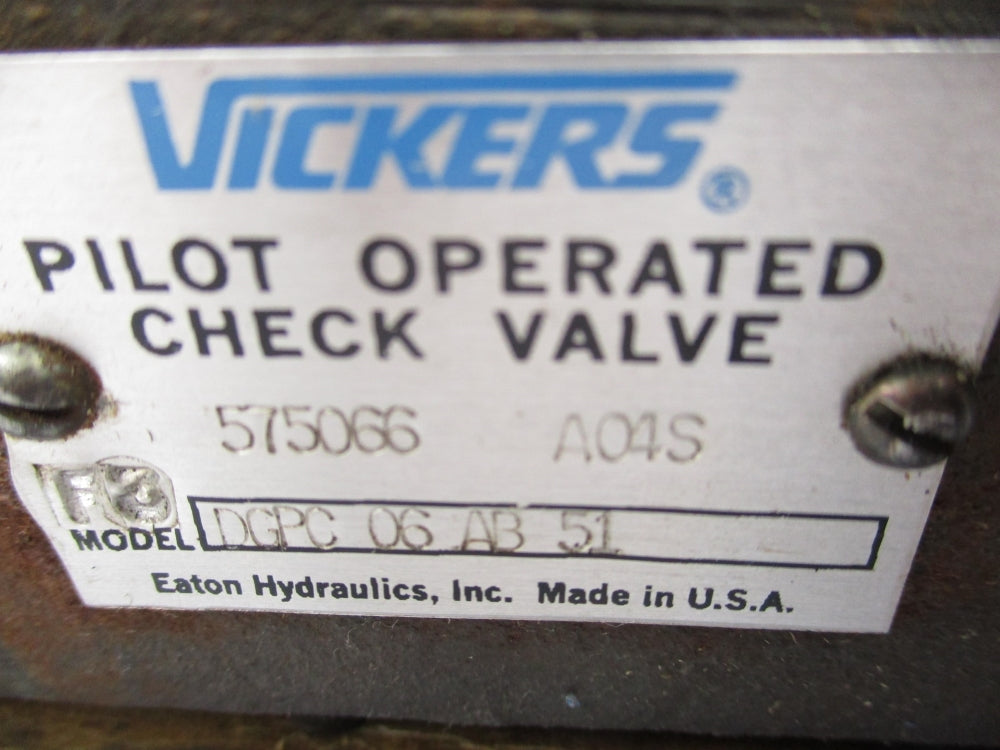 VICKERS DGPC06AB51 575066 UNMP