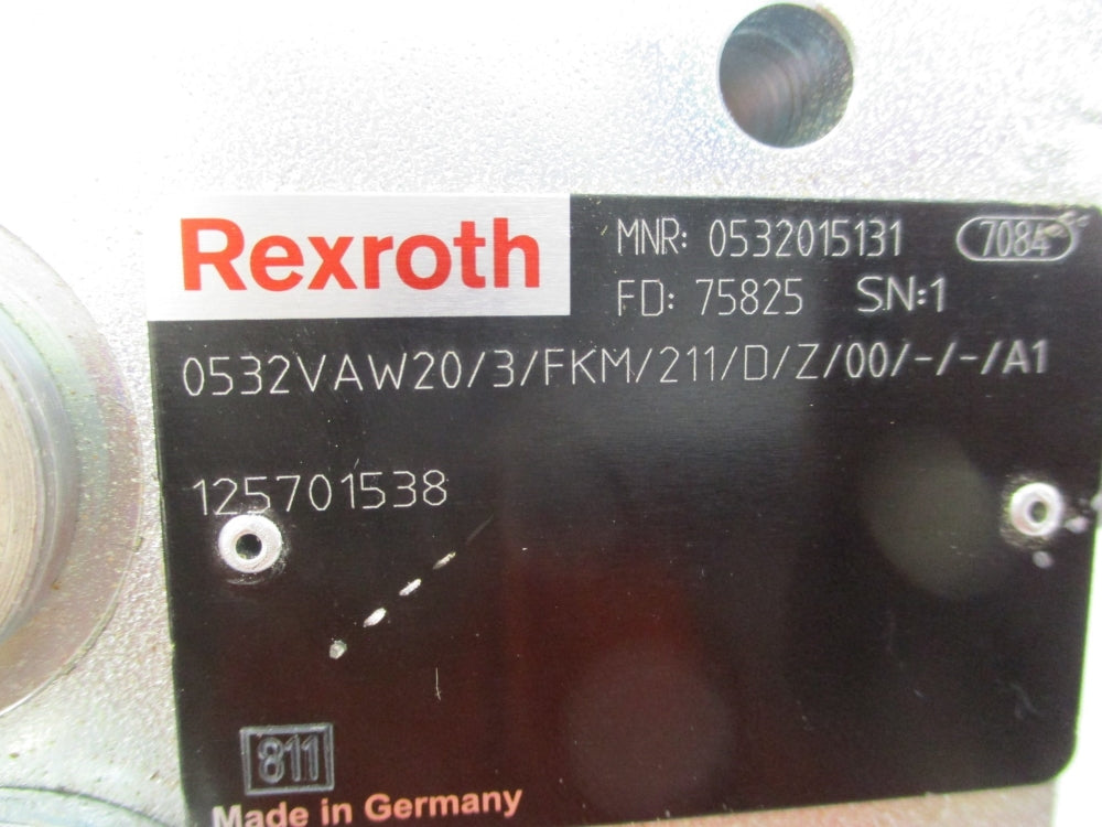 REXROTH 0532VAW20/3/FKM/211/D/Z/00/-/-/A1 0532015131 NSNP