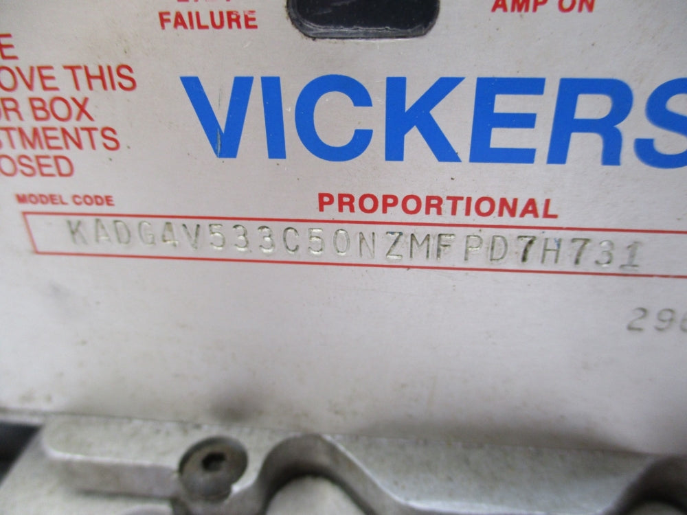 VICKERS KADG4V533C50NZMFPD7H731 296678 UNMP