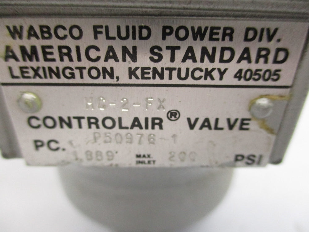 WABCO HC-2-FX 200PSI UNMP
