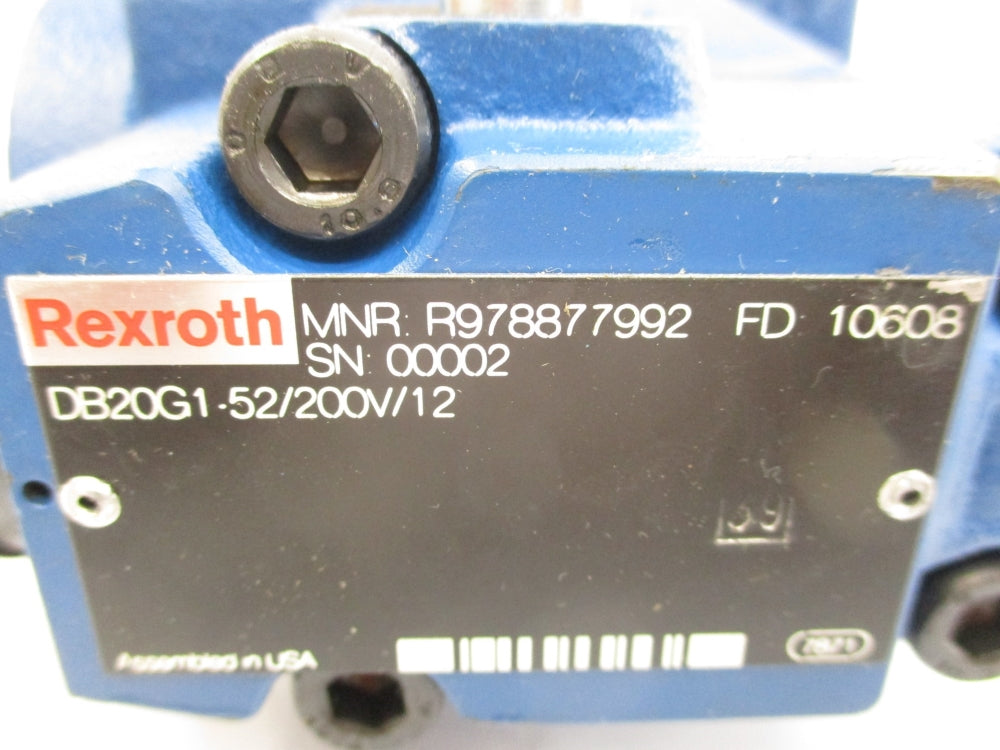 REXROTH DB20G1-52/200V/12 R978877992 NSNP