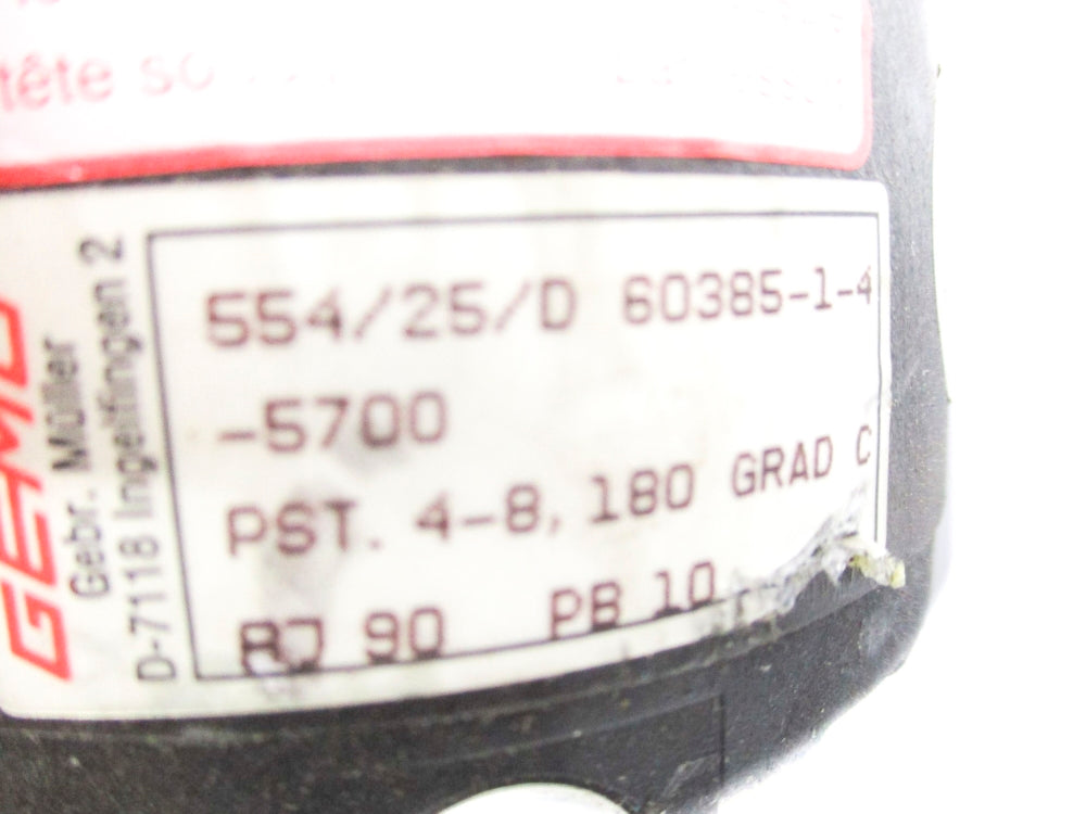 GEMU 554/25/D60385-1-4-5700 UNMP