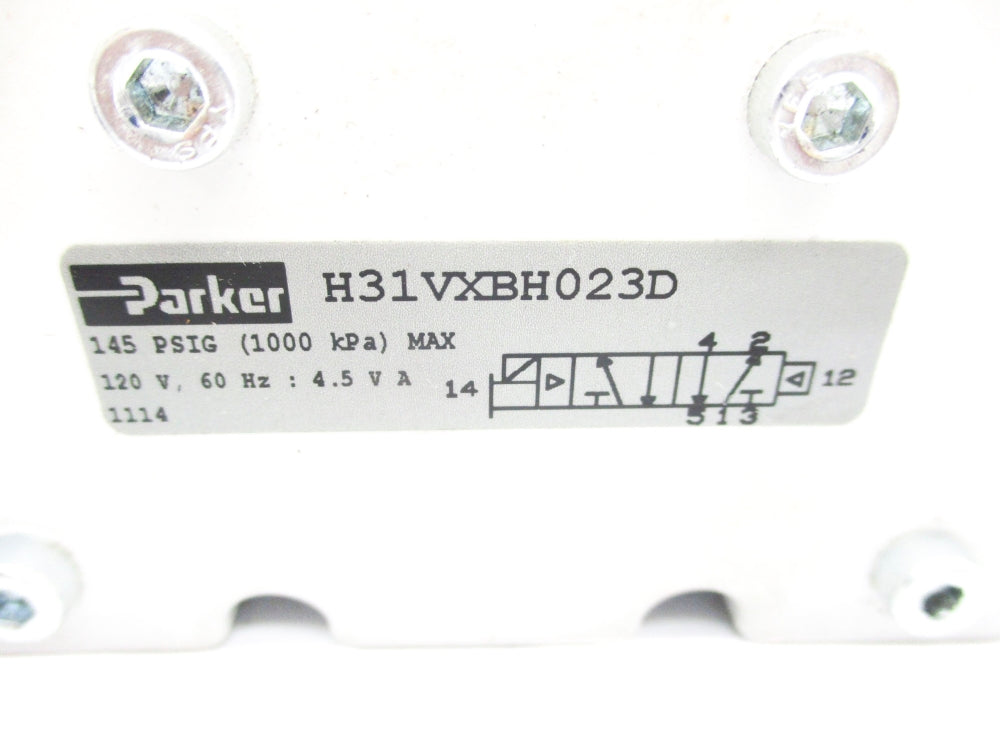 PARKER H31VXBH023D 120V 145PSI NSNP
