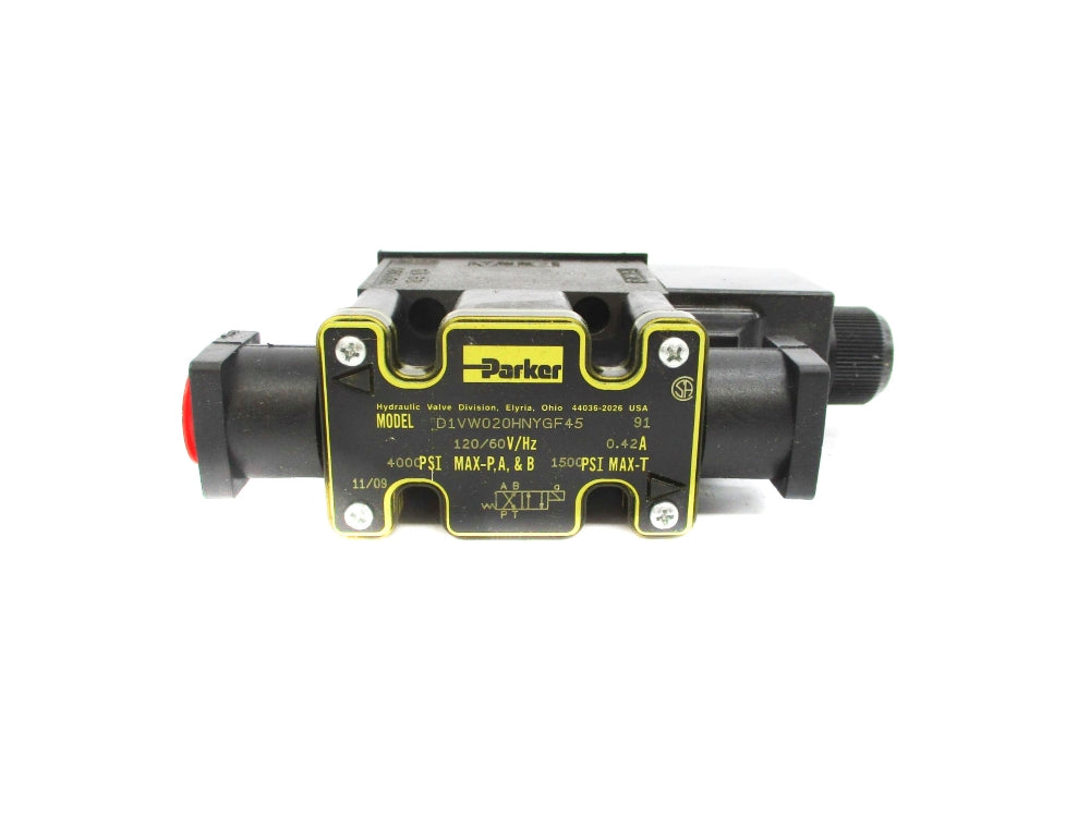 PARKER D1VW020HNYGF45 120V 4000PSI NSNP
