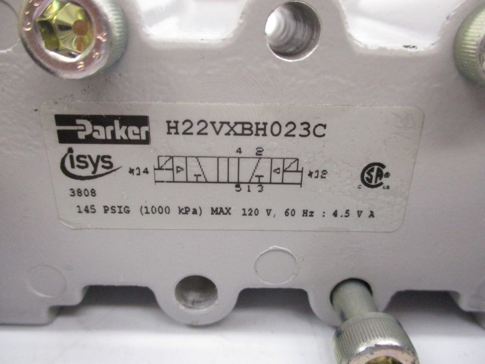 PARKER H22VXBH023C 145PSI 120V NSMP